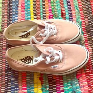 Dusty rose classic vans